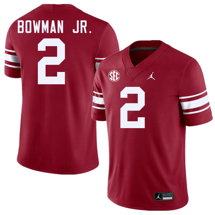 Oklahoma Sooners #2 Billy Bowman Jr. College Football Jerseys,Uniforms-Throwback